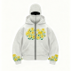 Innovative double-layer hooded zip sweater jacket, men's loose streetwear perfect for spring & autumn, one-of-a-kind design